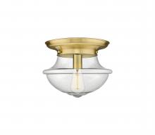 Innovations Lighting 221-1F-SG-G544 - Oxford - 1 Light - 14 inch - Satin Gold - Flush Mount