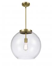 Innovations Lighting 221-1S-AB-G122-16 - Athens - 1 Light - 16 inch - Antique Brass - Stem Hung - Pendant