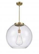 Innovations Lighting 221-1S-AB-G122-18 - Athens - 1 Light - 18 inch - Antique Brass - Stem Hung - Pendant