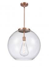 Innovations Lighting 221-1S-AC-G122-18 - Athens - 1 Light - 18 inch - Antique Copper - Stem Hung - Pendant