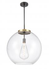 Innovations Lighting 221-1S-BAB-G122-18 - Athens - 1 Light - 18 inch - Black Antique Brass - Stem Hung - Pendant