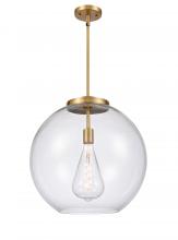 Innovations Lighting 221-1S-BB-G122-18 - Athens - 1 Light - 18 inch - Brushed Brass - Stem Hung - Pendant