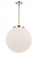 Innovations Lighting 221-1S-PN-G201-16 - Beacon - 1 Light - 16 inch - Polished Nickel - Cord hung - Pendant