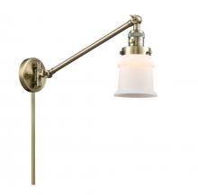 Innovations Lighting 237-AB-G181S - Canton - 1 Light - 8 inch - Antique Brass - Swing Arm