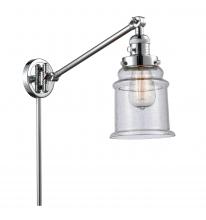 Innovations Lighting 237-PC-G184 - Canton - 1 Light - 8 inch - Polished Chrome - Swing Arm