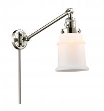 Innovations Lighting 237-PN-G181 - Canton - 1 Light - 8 inch - Polished Nickel - Swing Arm