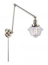 Innovations Lighting 238-PN-G532 - Oxford - 1 Light - 8 inch - Polished Nickel - Swing Arm