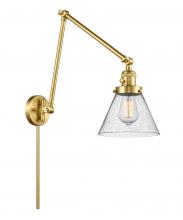 Innovations Lighting 238-SG-G44 - Cone - 1 Light - 8 inch - Satin Gold - Swing Arm