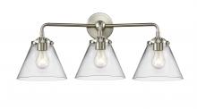 Innovations Lighting 284-3W-SN-G42 - Cone - 3 Light - 26 inch - Brushed Satin Nickel - Bath Vanity Light