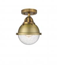 Innovations Lighting 288-1C-BB-HFS-64-BB - Hampden - 1 Light - 7 inch - Brushed Brass - Semi-Flush Mount