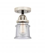 Innovations Lighting 288-1C-BPN-G184S - Canton - 1 Light - 5 inch - Black Polished Nickel - Semi-Flush Mount