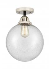 Innovations Lighting 288-1C-BPN-G204-10 - Beacon - 1 Light - 10 inch - Black Polished Nickel - Semi-Flush Mount