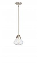 Innovations Lighting 288-1S-SN-G322 - Olean - 1 Light - 7 inch - Brushed Satin Nickel - Cord hung - Mini Pendant