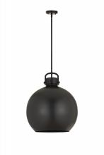 Innovations Lighting 410-1SL-BK-M410-18BK - Newton Sphere - 1 Light - 18 inch - Matte Black - Pendant