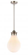 Innovations Lighting 414-1S-SN-10W - Genesis - 1 Light - 10 inch - Satin Nickel - Cord hung - Mini Pendant