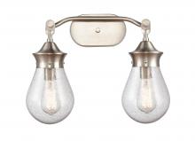 Innovations Lighting 414-2W-SN-6SDY - Genesis - 2 Light - 18 inch - Satin Nickel - Bath Vanity Light