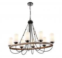 Innovations Lighting 442-8CR-BK-G4421-LED - Paladin - 8 Light - 39 inch - Matte Black - Chain Hung - Chandelier