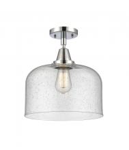 Innovations Lighting 447-1C-PC-G74-L - Bell - 1 Light - 12 inch - Polished Chrome - Flush Mount