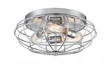 Innovations Lighting 510-3C-PC - Providence - 3 Light - 15 inch - Polished Chrome - Flush Mount