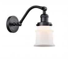 Innovations Lighting 515-1W-BK-G181S - Canton - 1 Light - 7 inch - Matte Black - Sconce