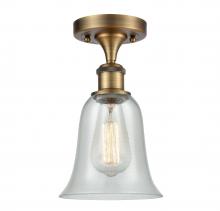 Innovations Lighting 516-1C-BB-G2812 - Hanover - 1 Light - 6 inch - Brushed Brass - Semi-Flush Mount