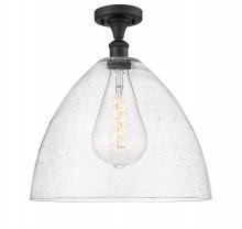 Innovations Lighting 516-1C-OB-GBD-164 - Bristol - 1 Light - 16 inch - Oil Rubbed Bronze - Semi-Flush Mount