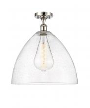 Innovations Lighting 516-1C-PN-GBD-164 - Bristol - 1 Light - 16 inch - Polished Nickel - Semi-Flush Mount