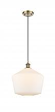 Innovations Lighting 516-1P-AB-G651-12 - Cindyrella - 1 Light - 12 inch - Antique Brass - Cord hung - Mini Pendant