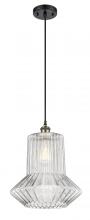 Innovations Lighting 516-1P-BAB-G212 - Springwater - 1 Light - 12 inch - Black Antique Brass - Cord hung - Mini Pendant