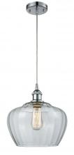 Innovations Lighting 516-1P-PC-G92-L-LED - Fenton - 1 Light - 11 inch - Polished Chrome - Cord hung - Mini Pendant