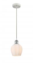 Innovations Lighting 516-1P-WPC-G461-6 - Norfolk - 1 Light - 6 inch - White Polished Chrome - Cord hung - Mini Pendant