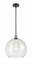 Innovations Lighting 516-1S-BAB-G124-14 - Athens - 1 Light - 14 inch - Black Antique Brass - Pendant