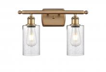 Innovations Lighting 516-2W-BB-G804 - Clymer - 2 Light - 14 inch - Brushed Brass - Bath Vanity Light