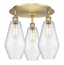 Innovations Lighting 516-3C-BB-G654-7 - Cindyrella - 3 Light - 19 inch - Brushed Brass - Flush Mount