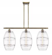 Innovations Lighting 516-3I-AB-G557-10CL - Vaz - 3 Light - 37 inch - Antique Brass - Cord hung - Island Light