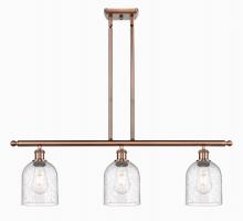 Innovations Lighting 516-3I-AC-G558-6SDY - Bella - 3 Light - 36 inch - Antique Copper - Cord hung - Island Light