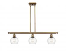 Innovations Lighting 516-3I-BB-G122-6 - Athens - 3 Light - 36 inch - Brushed Brass - Cord hung - Island Light