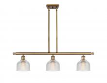 Innovations Lighting 516-3I-BB-G412 - Dayton - 3 Light - 36 inch - Brushed Brass - Cord hung - Island Light