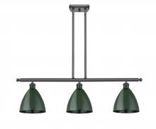 Innovations Lighting 516-3I-BK-MBD-75-GR - Plymouth - 3 Light - 36 inch - Matte Black - Cord hung - Island Light