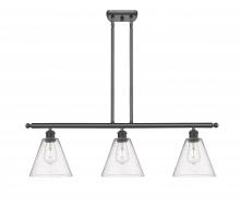 Innovations Lighting 516-3I-OB-GBC-84 - Berkshire - 3 Light - 36 inch - Oil Rubbed Bronze - Cord hung - Island Light