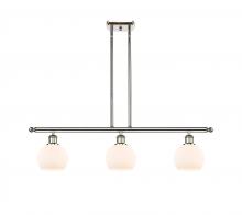 Innovations Lighting 516-3I-PN-G121-6 - Athens - 3 Light - 36 inch - Polished Nickel - Cord hung - Island Light