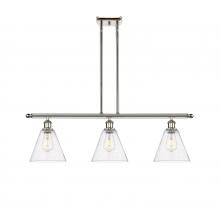 Innovations Lighting 516-3I-PN-GBC-84 - Berkshire - 3 Light - 36 inch - Polished Nickel - Cord hung - Island Light