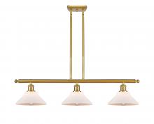 Innovations Lighting 516-3I-SG-G131 - Orwell - 3 Light - 36 inch - Satin Gold - Cord hung - Island Light