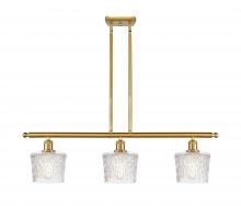 Innovations Lighting 516-3I-SG-G402 - Niagara - 3 Light - 36 inch - Satin Gold - Cord hung - Island Light