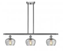 Innovations Lighting 516-3I-SN-G92-LED - Fenton - 3 Light - 36 inch - Brushed Satin Nickel - Cord hung - Island Light