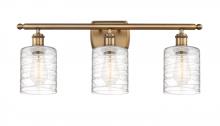 Innovations Lighting 516-3W-BB-G1113 - Cobbleskill - 3 Light - 25 inch - Brushed Brass - Bath Vanity Light