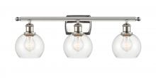 Innovations Lighting 516-3W-PN-G122-6 - Athens - 3 Light - 26 inch - Polished Nickel - Bath Vanity Light