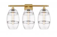 Innovations Lighting 516-3W-SG-G557-8CL - Vaz - 3 Light - 28 inch - Satin Gold - Bath Vanity Light