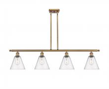 Innovations Lighting 516-4I-BB-GBC-84 - Berkshire - 4 Light - 48 inch - Brushed Brass - Cord hung - Island Light