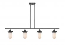 Innovations Lighting 516-4I-BK-CE231-W - Kingsbury - 4 Light - 48 inch - Matte Black - Cord hung - Island Light